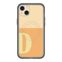 スリムプロテクションプレミアムケース with MagSafe［ オリジナル - initial two tone - D orange ］