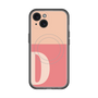 スリムプロテクションプレミアムケース with MagSafe［ オリジナル - initial two tone - D pink ］
