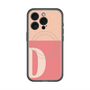 スリムプロテクションプレミアムケース with MagSafe［ オリジナル - initial two tone - D pink ］