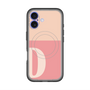 スリムプロテクションプレミアムケース with MagSafe［ オリジナル - initial two tone - D pink ］