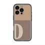 スリムプロテクションプレミアムケース with MagSafe［ オリジナル - initial two tone - D brown ］