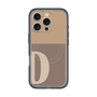 スリムプロテクションプレミアムケース with MagSafe［ オリジナル - initial two tone - D brown ］