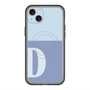 スリムプロテクションプレミアムケース with MagSafe［ オリジナル - initial two tone - D blue ］