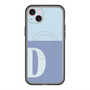スリムプロテクションプレミアムケース with MagSafe［ オリジナル - initial two tone - D blue ］