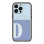 スリムプロテクションプレミアムケース with MagSafe［ オリジナル - initial two tone - D blue ］