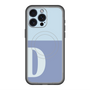 スリムプロテクションプレミアムケース with MagSafe［ オリジナル - initial two tone - D blue ］