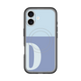 スリムプロテクションプレミアムケース with MagSafe［ オリジナル - initial two tone - D blue ］