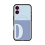 スリムプロテクションプレミアムケース with MagSafe［ オリジナル - initial two tone - D blue ］