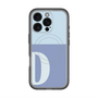 スリムプロテクションプレミアムケース with MagSafe［ オリジナル - initial two tone - D blue ］