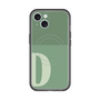 スリムプロテクションプレミアムケース with MagSafe［ オリジナル - initial two tone - D green ］