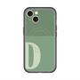 スリムプロテクションプレミアムケース with MagSafe［ オリジナル - initial two tone - D green ］