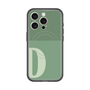 スリムプロテクションプレミアムケース with MagSafe［ オリジナル - initial two tone - D green ］