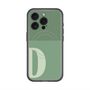 スリムプロテクションプレミアムケース with MagSafe［ オリジナル - initial two tone - D green ］