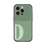 スリムプロテクションプレミアムケース with MagSafe［ オリジナル - initial two tone - D green ］