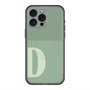 スリムプロテクションプレミアムケース with MagSafe［ オリジナル - initial two tone - D green ］