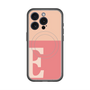 スリムプロテクションプレミアムケース with MagSafe［ オリジナル - initial two tone - E pink ］