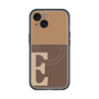 スリムプロテクションプレミアムケース with MagSafe［ オリジナル - initial two tone - E brown ］