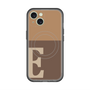 スリムプロテクションプレミアムケース with MagSafe［ オリジナル - initial two tone - E brown ］