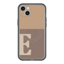 スリムプロテクションプレミアムケース with MagSafe［ オリジナル - initial two tone - E brown ］