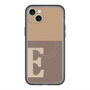 スリムプロテクションプレミアムケース with MagSafe［ オリジナル - initial two tone - E brown ］