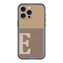 スリムプロテクションプレミアムケース with MagSafe［ オリジナル - initial two tone - E brown ］