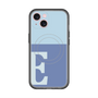 スリムプロテクションプレミアムケース with MagSafe［ オリジナル - initial two tone - E blue ］