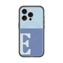 スリムプロテクションプレミアムケース with MagSafe［ オリジナル - initial two tone - E blue ］