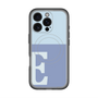 スリムプロテクションプレミアムケース with MagSafe［ オリジナル - initial two tone - E blue ］