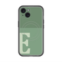 スリムプロテクションプレミアムケース with MagSafe［ オリジナル - initial two tone - E green ］