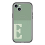 スリムプロテクションプレミアムケース with MagSafe［ オリジナル - initial two tone - E green ］