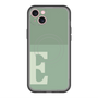 スリムプロテクションプレミアムケース with MagSafe［ オリジナル - initial two tone - E green ］