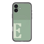 スリムプロテクションプレミアムケース with MagSafe［ オリジナル - initial two tone - E green ］