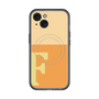 スリムプロテクションプレミアムケース with MagSafe［ オリジナル - initial two tone - F orange ］
