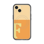 スリムプロテクションプレミアムケース with MagSafe［ オリジナル - initial two tone - F orange ］