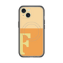 スリムプロテクションプレミアムケース with MagSafe［ オリジナル - initial two tone - F orange ］