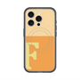 スリムプロテクションプレミアムケース with MagSafe［ オリジナル - initial two tone - F orange ］