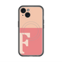 スリムプロテクションプレミアムケース with MagSafe［ オリジナル - initial two tone - F pink ］