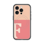 スリムプロテクションプレミアムケース with MagSafe［ オリジナル - initial two tone - F pink ］