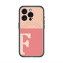 スリムプロテクションプレミアムケース with MagSafe［ オリジナル - initial two tone - F pink ］