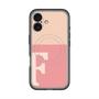 スリムプロテクションプレミアムケース with MagSafe［ オリジナル - initial two tone - F pink ］