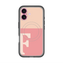 スリムプロテクションプレミアムケース with MagSafe［ オリジナル - initial two tone - F pink ］