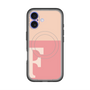 スリムプロテクションプレミアムケース with MagSafe［ オリジナル - initial two tone - F pink ］