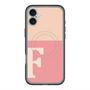 スリムプロテクションプレミアムケース with MagSafe［ オリジナル - initial two tone - F pink ］