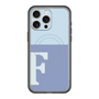 スリムプロテクションプレミアムケース with MagSafe［ オリジナル - initial two tone - F blue ］