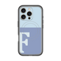スリムプロテクションプレミアムケース with MagSafe［ オリジナル - initial two tone - F blue ］