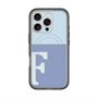 スリムプロテクションプレミアムケース with MagSafe［ オリジナル - initial two tone - F blue ］