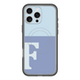 スリムプロテクションプレミアムケース with MagSafe［ オリジナル - initial two tone - F blue ］