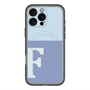 スリムプロテクションプレミアムケース with MagSafe［ オリジナル - initial two tone - F blue ］