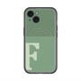 スリムプロテクションプレミアムケース with MagSafe［ オリジナル - initial two tone - F green ］