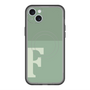 スリムプロテクションプレミアムケース with MagSafe［ オリジナル - initial two tone - F green ］